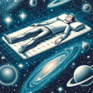 宇宙空間を彷徨う