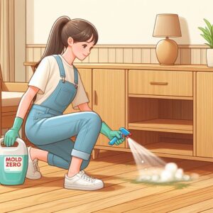 木材を傷めないカビ取り剤の実力