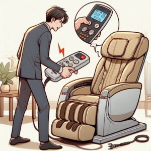 フジ医療器 マッサージチェア 合皮ボロボロ