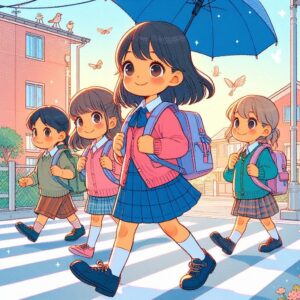 豊岡鞄スクールリュックUMI