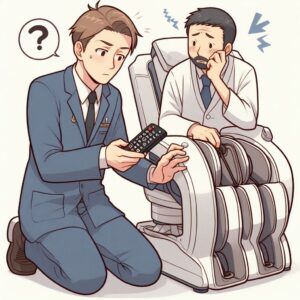 フジ医療器 マッサージチェア 合皮ボロボロ