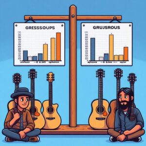 グラスルーツギターと他ブランドとの比較
